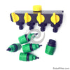 1 Set (6 Pcs) 4 Way Shunt Water pipe connector Water diverter Drip garden irrigation 4/7 or 8/11 Hose Connector Fitting 1 Set (6 Pcs) 4 Way Shunt Water Pipe Connector Water Diverter Drip Garden Irrigation 4/7 Or 8/11 Hose Connector Fitting