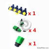 1 Set (6 Pcs) 4 Way Shunt Water pipe connector Water diverter Drip garden irrigation 4/7 or 8/11 Hose Connector Fitting 1 Set (6 Pcs) 4 Way Shunt Water Pipe Connector Water Diverter Drip Garden Irrigation 4/7 Or 8/11 Hose Connector Fitting