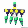 1 Set (6 Pcs) 4 Way Shunt Water pipe connector Water diverter Drip garden irrigation 4/7 or 8/11 Hose Connector Fitting 1 Set (6 Pcs) 4 Way Shunt Water Pipe Connector Water Diverter Drip Garden Irrigation 4/7 Or 8/11 Hose Connector Fitting