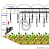 1 Set Cooling Hanging Sprinkler For Greenhouse Irrigation With Barb Connector 360 Degree Rotating With weight & Anti-drip device 1 Set Cooling Hanging Sprinkler For Greenhouse Irrigation With Barb Connector 360 Degree Rotating With Weight & Anti-Drip Device