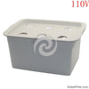 1 sets 220V/110V Plant Site Hydroponic Systems 6 Holes nursery pots Soilless cultivation plant seedling Grow Kit 1 Sets 220V/110V Plant Site Hydroponic Systems 6 Holes Nursery Pots Soilless Cultivation Plant Seedling Grow Kit Gray110V