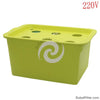1 sets 220V/110V Plant Site Hydroponic Systems 6 Holes nursery pots Soilless cultivation plant seedling Grow Kit 1 Sets 220V/110V Plant Site Hydroponic Systems 6 Holes Nursery Pots Soilless Cultivation Plant Seedling Grow Kit Green220V