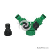 1set 3/4"Female Thread Y Shape Connector With 3/4"Male Thread Tap Nipple Joint Quick Coupling Drip Garden Irrigation System tool 1Set 3/4Female Thread Y Shape Connector With 3/4Male Thread Tap Nipple Joint Quick Coupling Drip Garden Irrigation System Tool