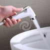 Bidet Sprayer Shattaf for Toilet  Water Pressure Control Shut-off  ABS White Chrome Bidet Sprayer Shattaf For Toilet Water Pressure Control Shut-Off Abs White Chrome