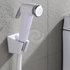 Bidet Sprayer Shattaf for Toilet  Water Pressure Control Shut-off  ABS White Chrome Bidet Sprayer Shattaf For Toilet Water Pressure Control Shut-Off Abs White Chrome