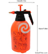 Handheld Disinfectant Sprayer,2 Liter Portable Pressurized Sprayer One Hand Pressure Sprayer Bottle, Adjustable Nozzle, Use with Water Chemicals Handheld Disinfectant Sprayer,2 Liter Portable Pressurized Sprayer