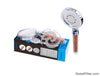 Puri Spa Giant Shower Head - Great Pressure Booster - Great Water Saver - Extra Large Head - By PuriPro Brand Extra large spa shower head - ionic spa shower head
