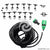 1 Sets Fog Nozzles irrigation system Portable Misting Automatic Watering 10m Garden hose Spray head with 4/7mm tee and connector
