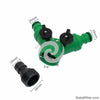 1Set 3/4Female Thread Y Shape Connector With 3/4Male Thread Tap Nipple Joint Quick Coupling Drip Garden Irrigation System Tool
