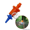 40Pcs Watering Irrigation Garden Greenhouse 360 Degree Automatic Refraction Nozzle Plastic Sprinkler Connect 4/7Mm Hose