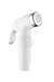 Bidet Sprayer Shattaf for Toilet  Water Pressure Control Shut-off  ABS White Chrome