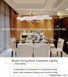 Modern Led Chandelier For Dining Room Creative Kitchen Island Suspension Hanging Lamp Lustres De Cristal