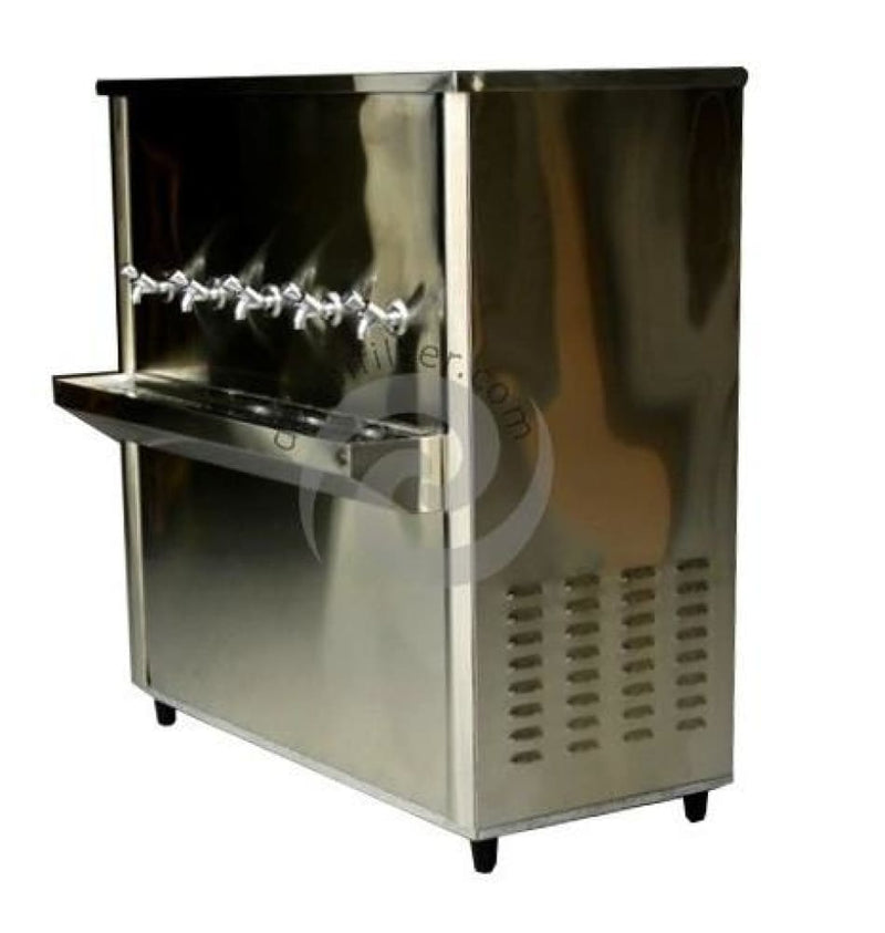 Dubai Filter Stainless Steel Water Cooler 5 Tap 100 Gallons