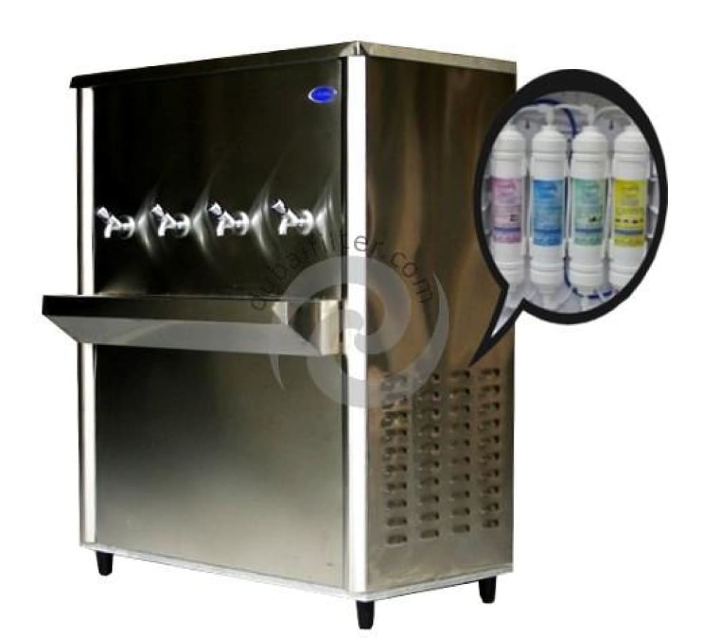 Stainless Steel Water Cooler With Built In FilterFor Labor Camp